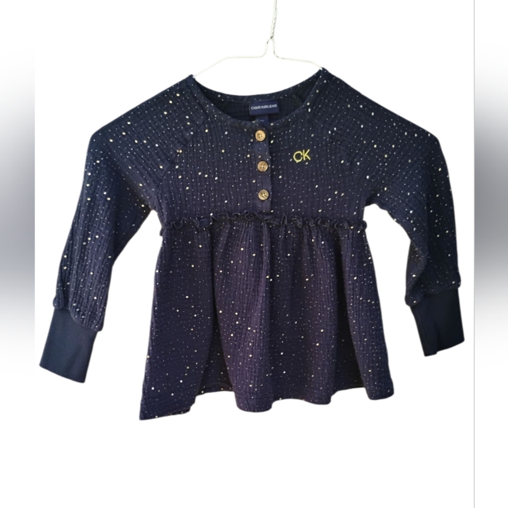 Calvin Klein Kids Black Long Sleeve Top